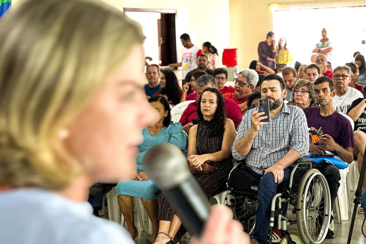 Em MT, Gleisi destaca importância dos movimentos sociais para o governo Lula